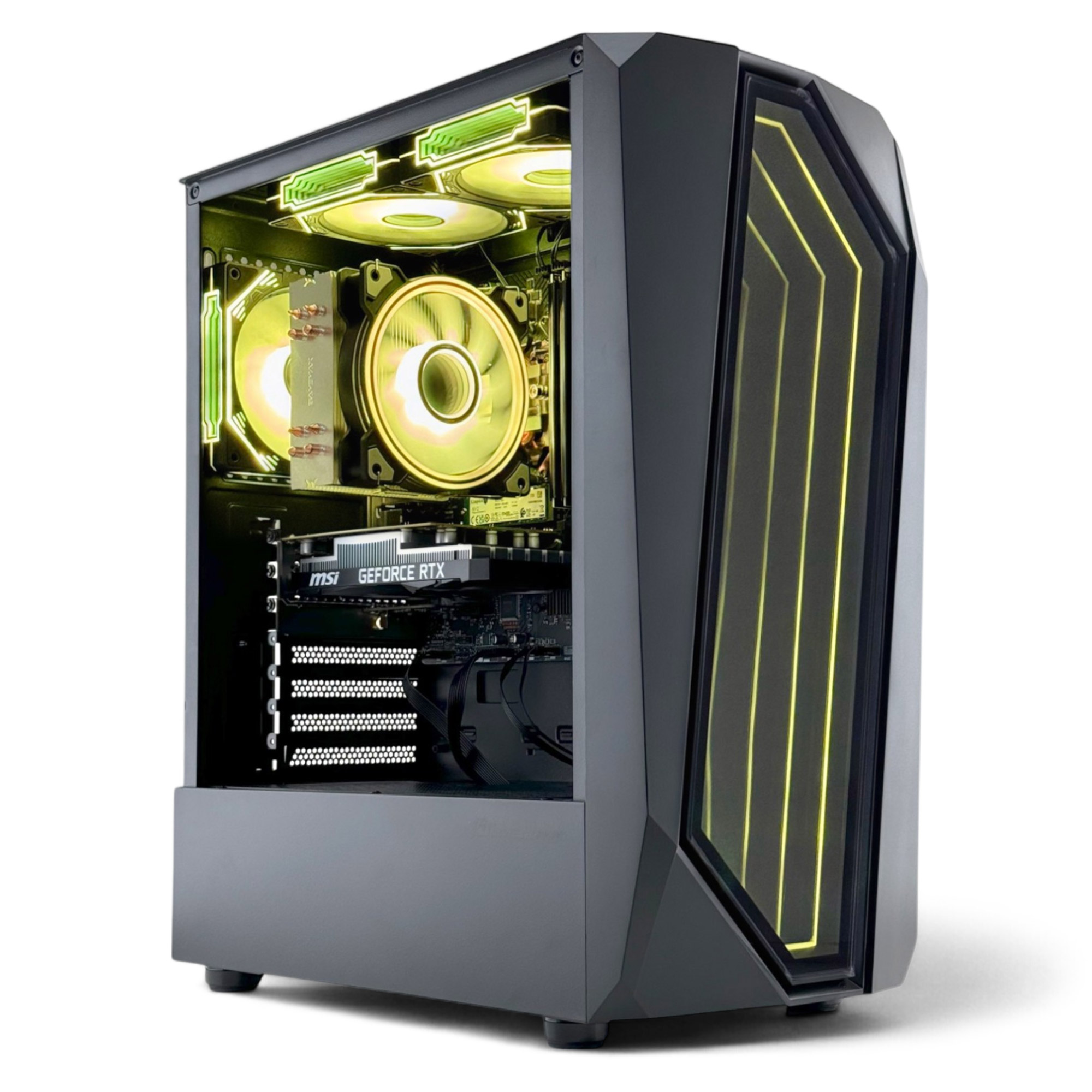 PC GAMER AMD RYZEN 5 5500 32GB 1TB RTX 5060 TI WIFI AIR - 1