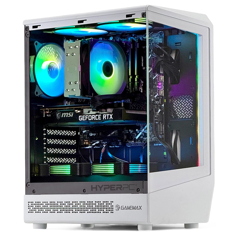 PC GAMER BLANCO INTEL CORE I7 12700 32GB DDR5 1TB RTX 5060 WIFI - 1