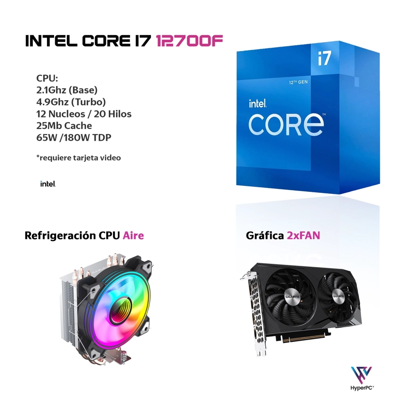PC GAMER BLANCO INTEL CORE I7 12700 32GB DDR5 1TB RTX 5060 WIFI - 3