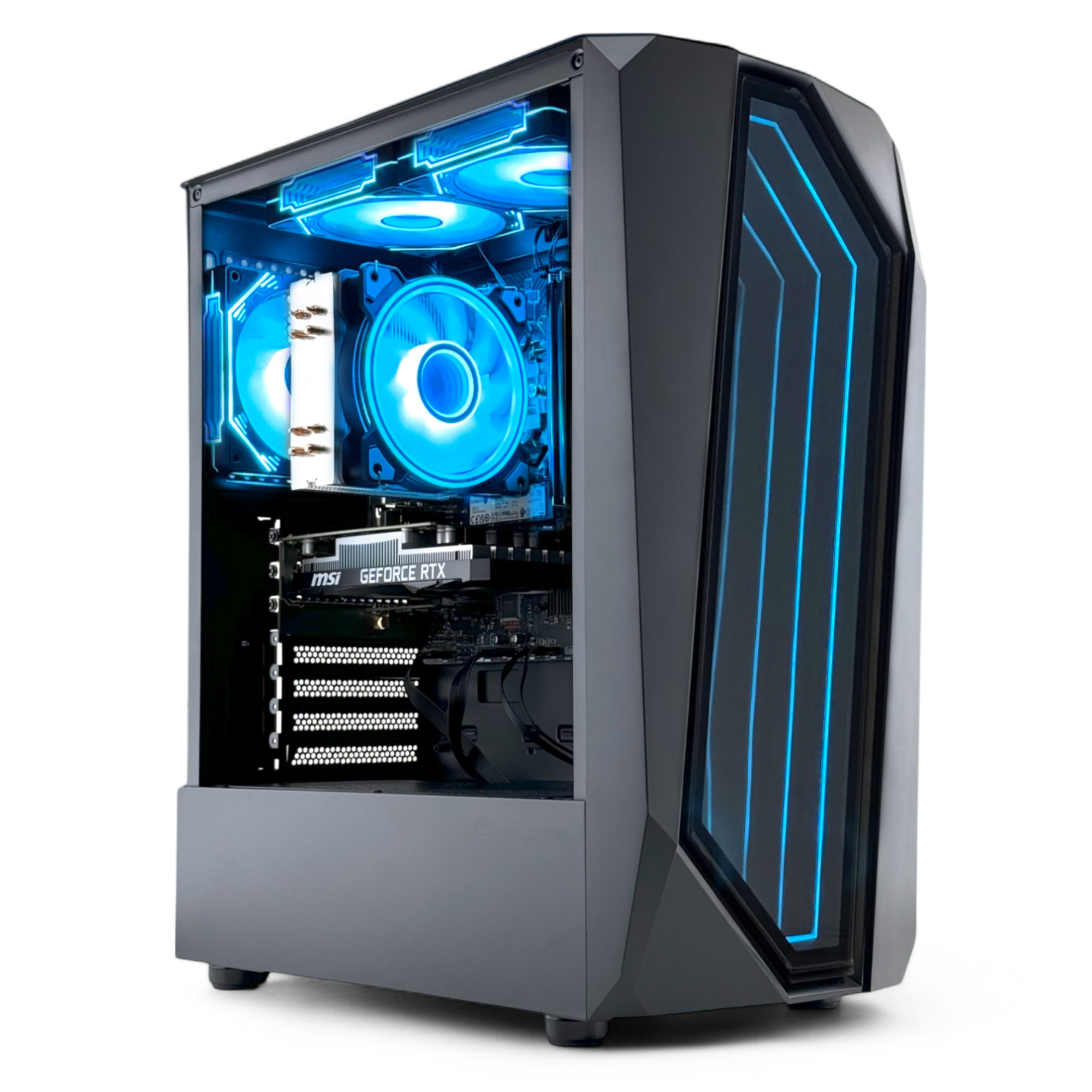 PC GAMER INTEL CORE I5 12400 32GB DDR5 2TB RTX 5060 WIFI - 1
