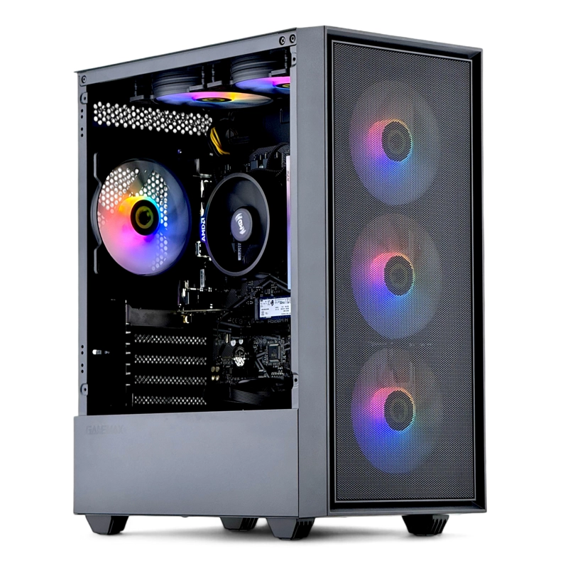 PC GAMER + MONITOR 24 + PERIF: AMD RYZEN 5 9600X 32GB DDR5 1TB RTX 3050 6GB - 2