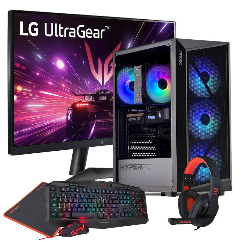 PC GAMER + MONITOR 24 + PERIF: AMD RYZEN 5 9600X 32GB DDR5 2TB RTX 5060 TI - 1
