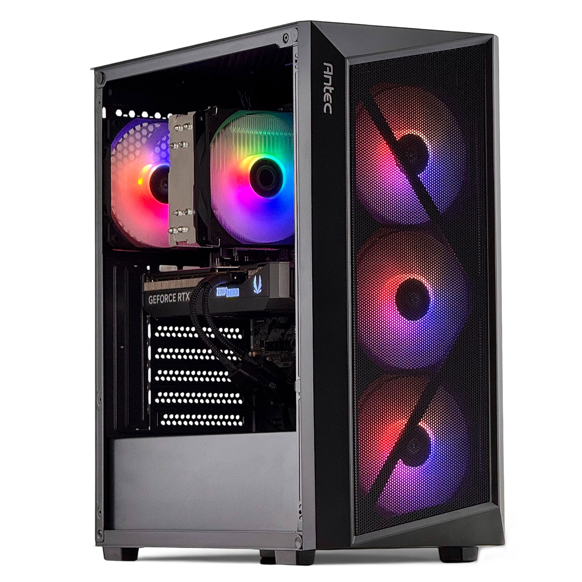 PC GAMER + MONITOR 24 + PERIF: AMD RYZEN 5 9600X 32GB DDR5 2TB RTX 5060 TI - 2