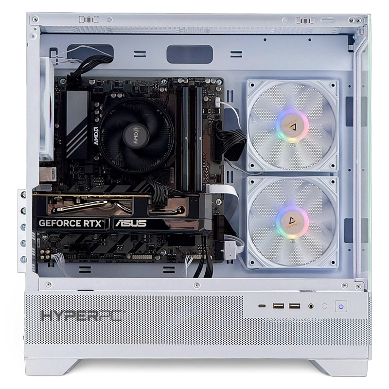 PC GAMER BLANCO INTEL CORE I3 14100 32GB DDR5 1TB RTX 5050 - 2