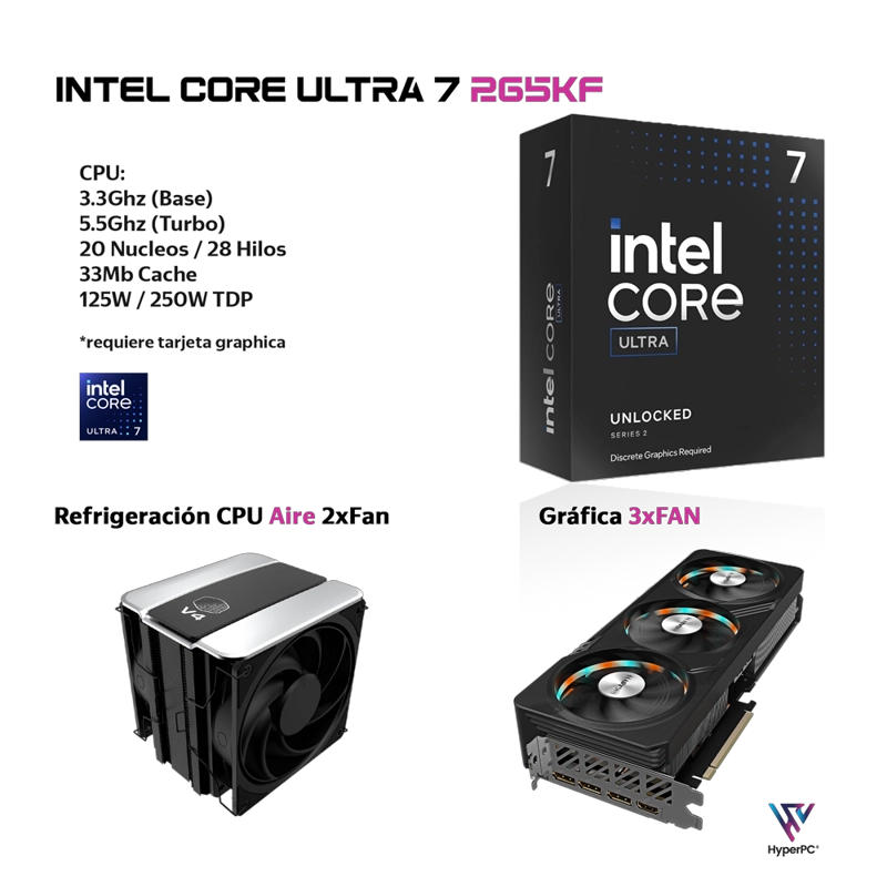 PC WORKSTATION IA PRO INTEL CORE ULTRA 7 265K 32GB DDR5 2TB RTX 5070 TI 16GB - 3
