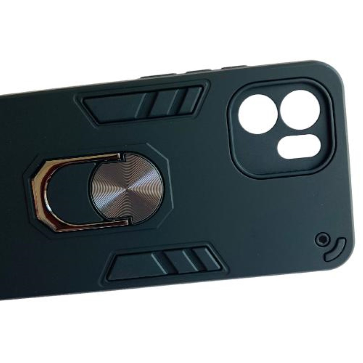 CARCASA XIAOMI REDMI A1 ANTI GOLPES ANILLO NEGRO - 1