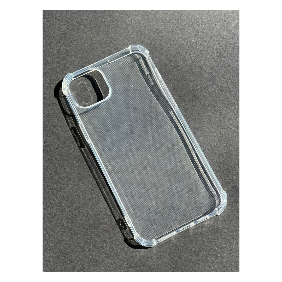 CARCASA IPHONE 14 NORMAL TRANSPARENTE REFORZADA - 1