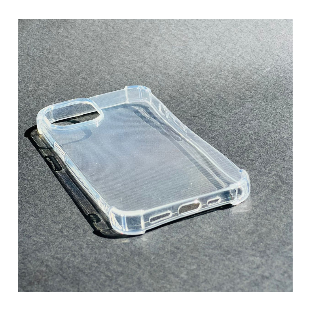 CARCASA IPHONE 14 NORMAL TRANSPARENTE REFORZADA - 2