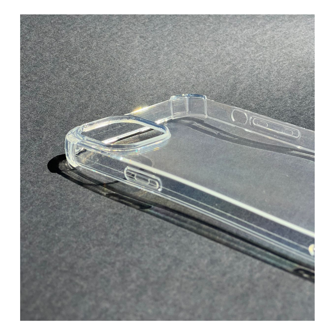 CARCASA IPHONE 14 NORMAL TRANSPARENTE REFORZADA - 3