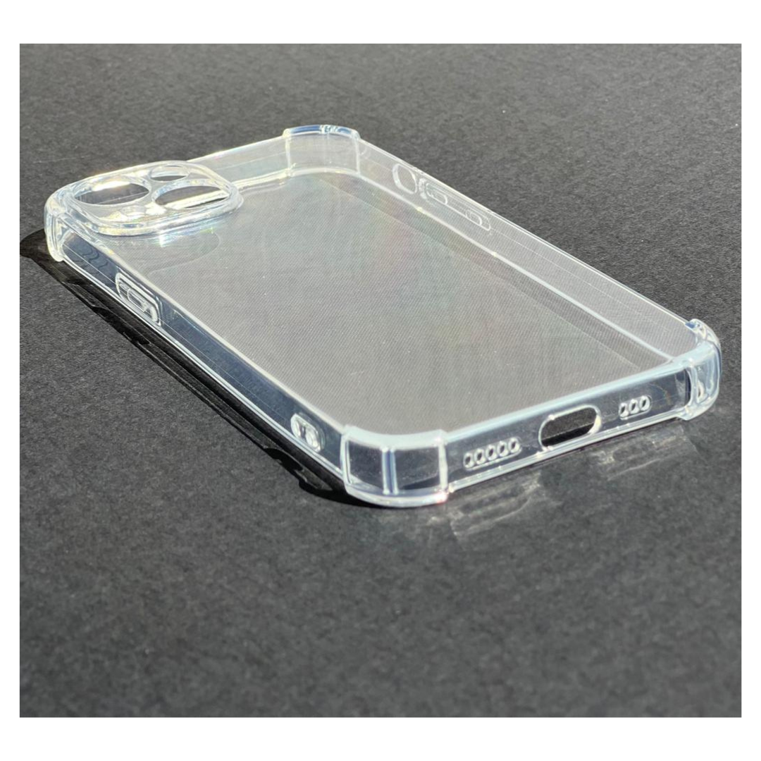 CARCASA IPHONE 14 NORMAL TRANSPARENTE ANTI GOLPES - 3