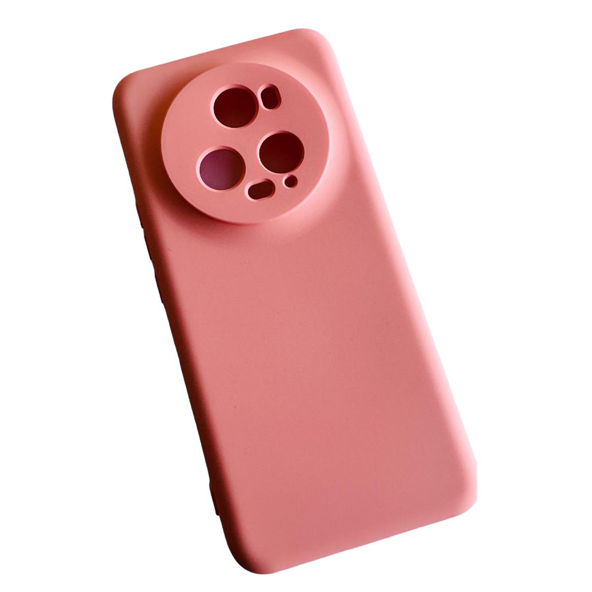 CARCASA FUNDA HONOR MAGIC5 PRO 5G SILICONA ROSA PALO - 1