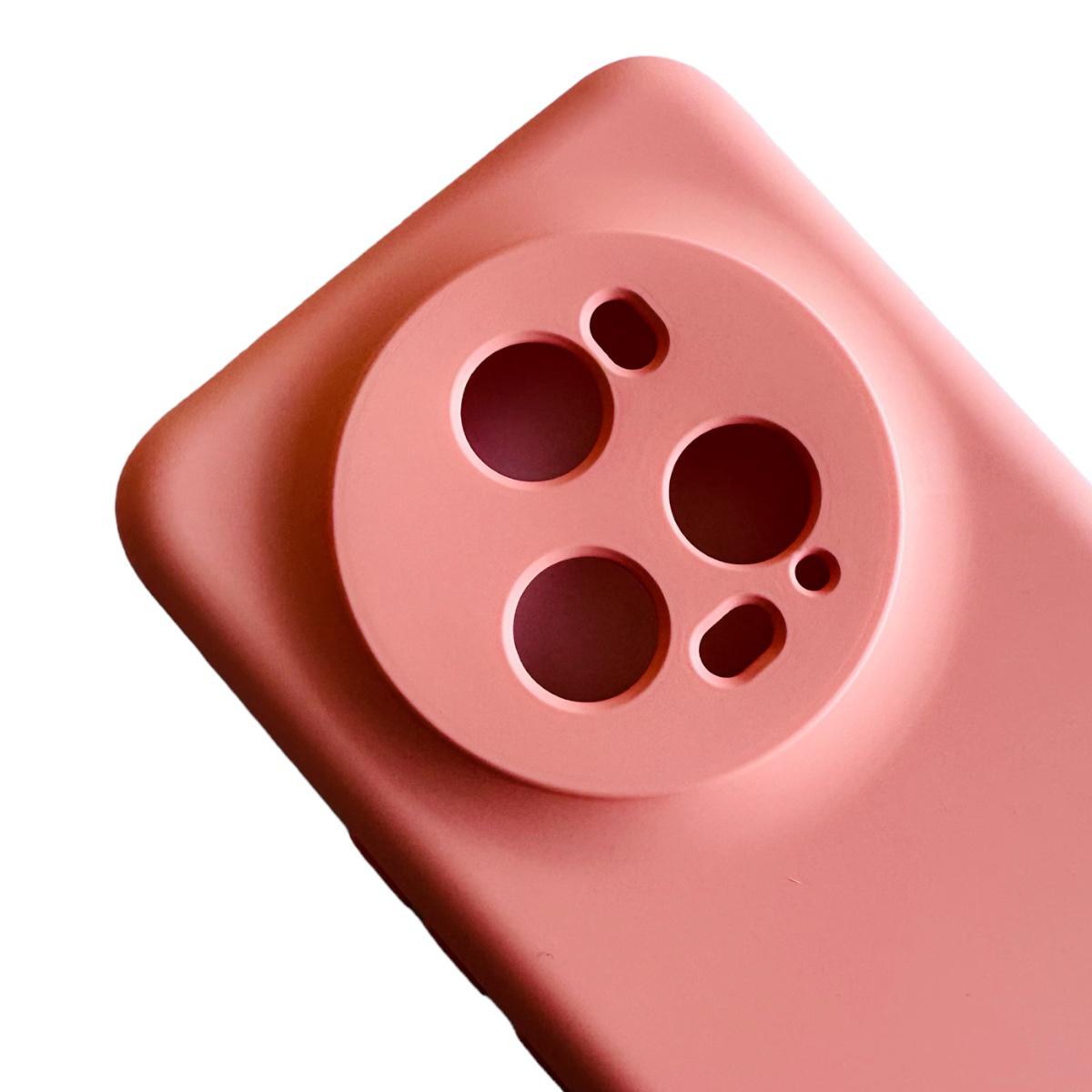 CARCASA FUNDA HONOR MAGIC5 PRO 5G SILICONA ROSA PALO - 3