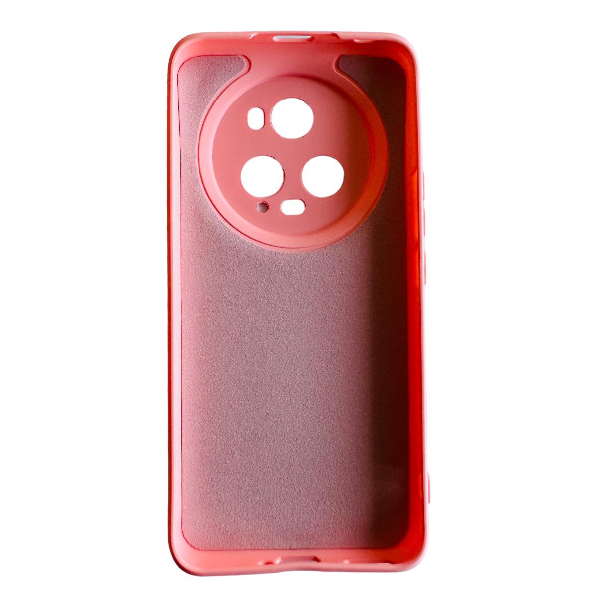 CARCASA FUNDA HONOR MAGIC5 PRO 5G SILICONA ROSA PALO - 4
