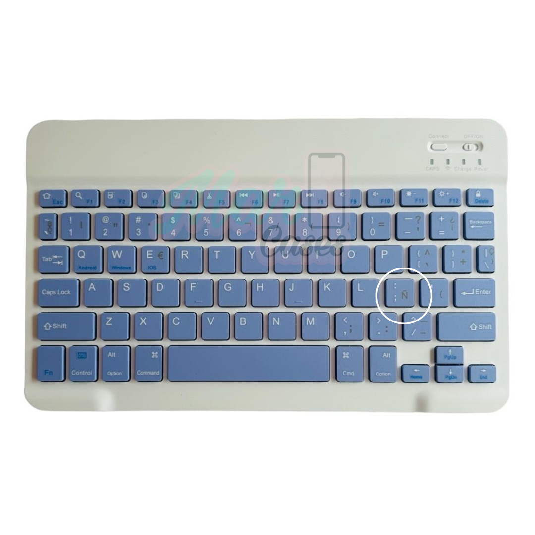FUNDA CON TECLADO LILA PARA IPAD AIR 3/ PRO 10.5 ESPAÑOL - 6