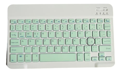 FUNDA CON TECLADO VERDE PARA IPAD AIR 3/ PRO 10.5 EN ESPAÑOL - 4