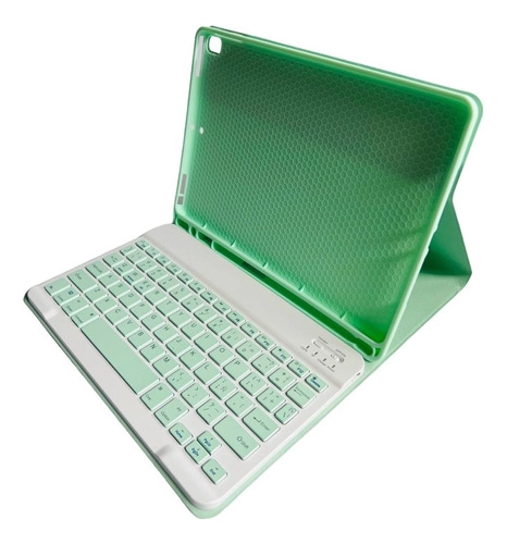 FUNDA CON TECLADO VERDE PARA IPAD AIR 3/ PRO 10.5 EN ESPAÑOL - 5