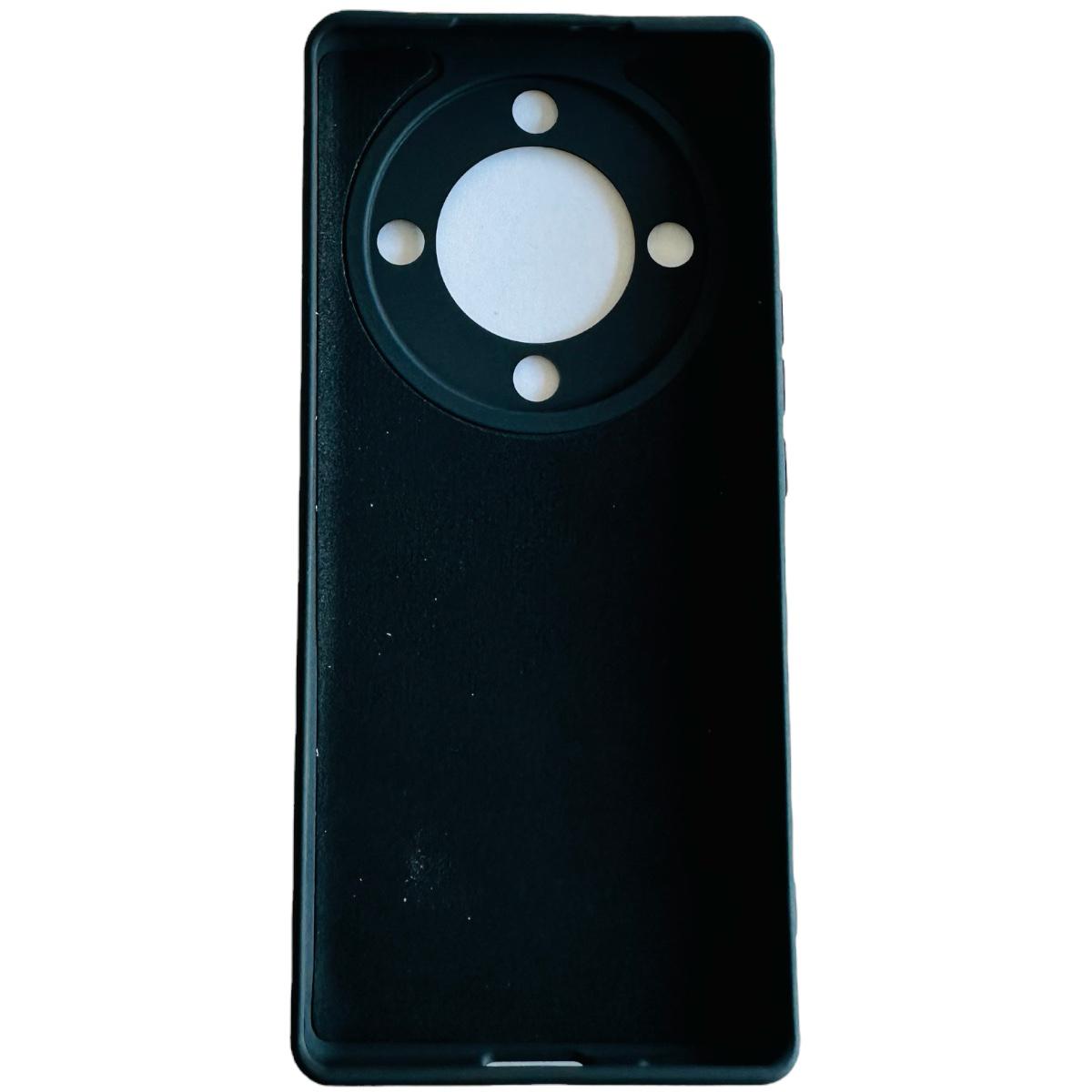 CARCASA FUNDA PARA HONOR MAGIC5 LITE SILICONA NEGRO - 4