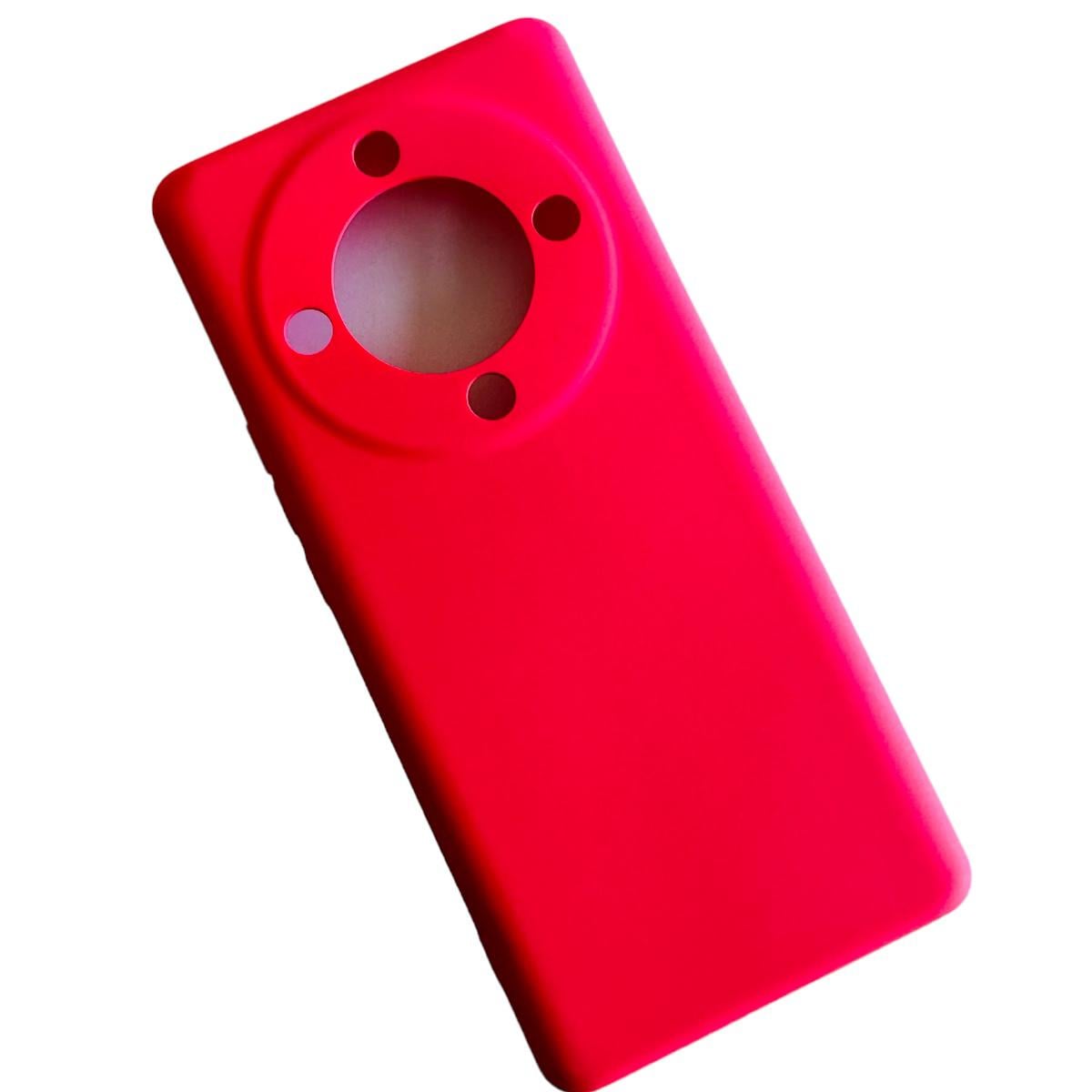 CARCASA FUNDA PARA HONOR MAGIC5 LITE SILICONA FUCSIA - 1