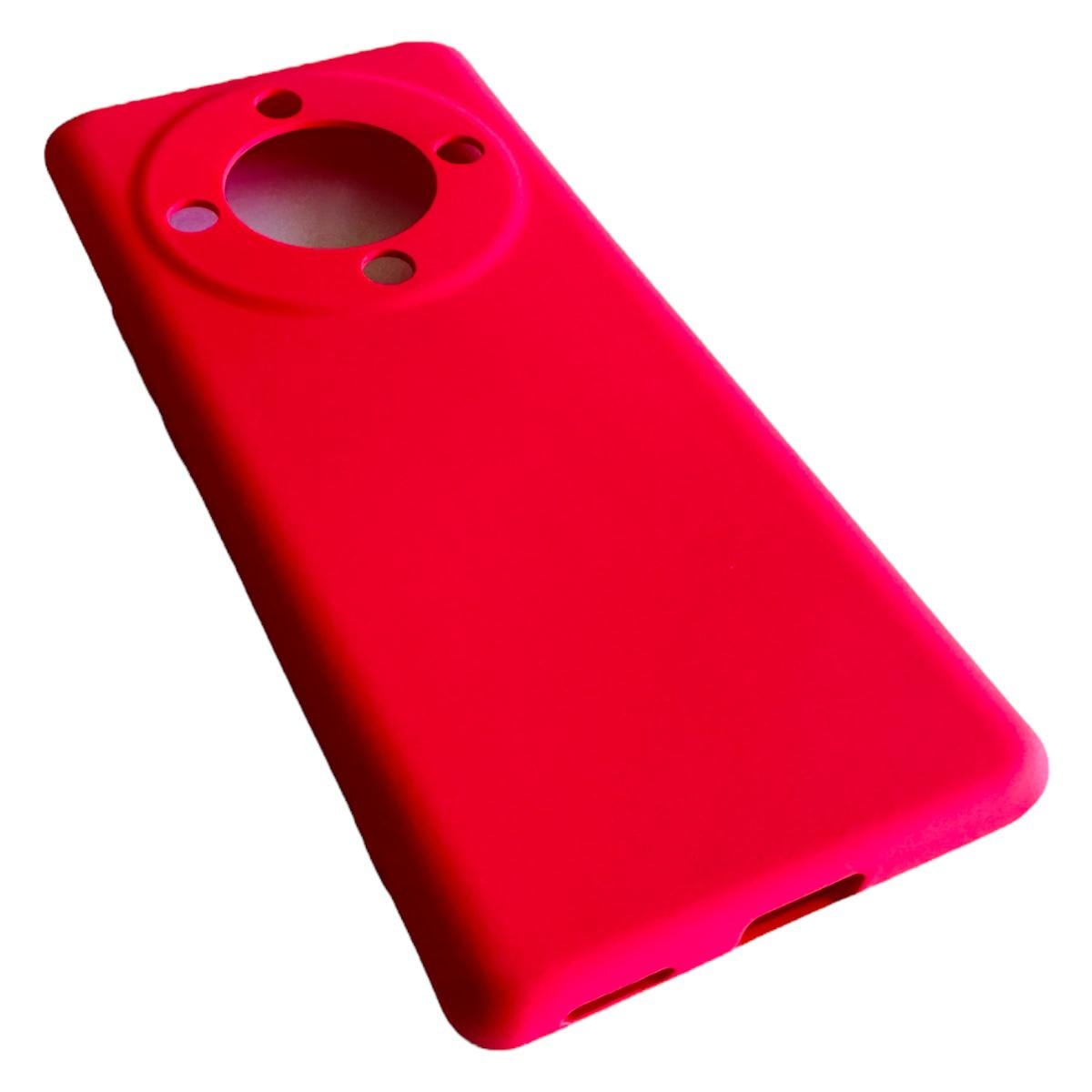 CARCASA FUNDA PARA HONOR MAGIC5 LITE SILICONA FUCSIA - 3