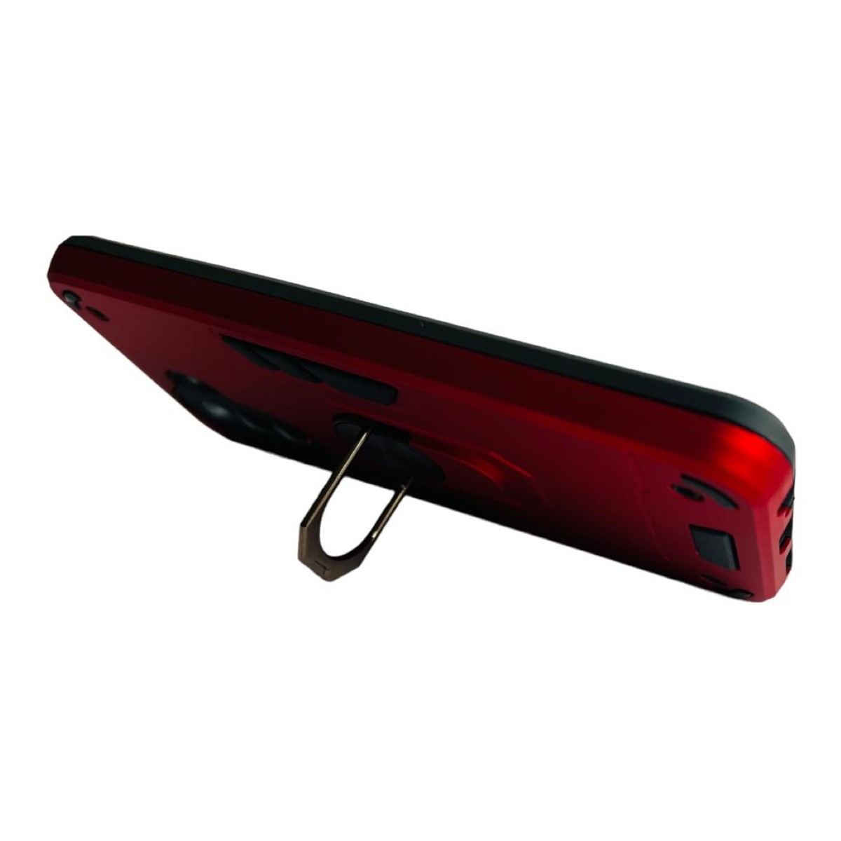CARCASA HUAWEI NOVA Y70 ANTI GOLPES ANILLO ROJO - 2