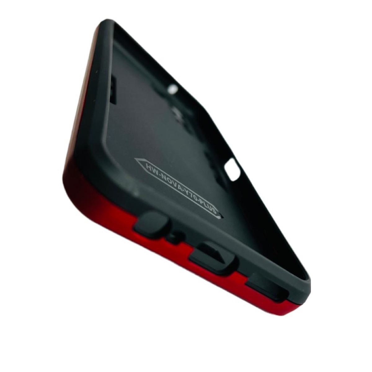 CARCASA HUAWEI NOVA Y70 ANTI GOLPES ANILLO ROJO - 3