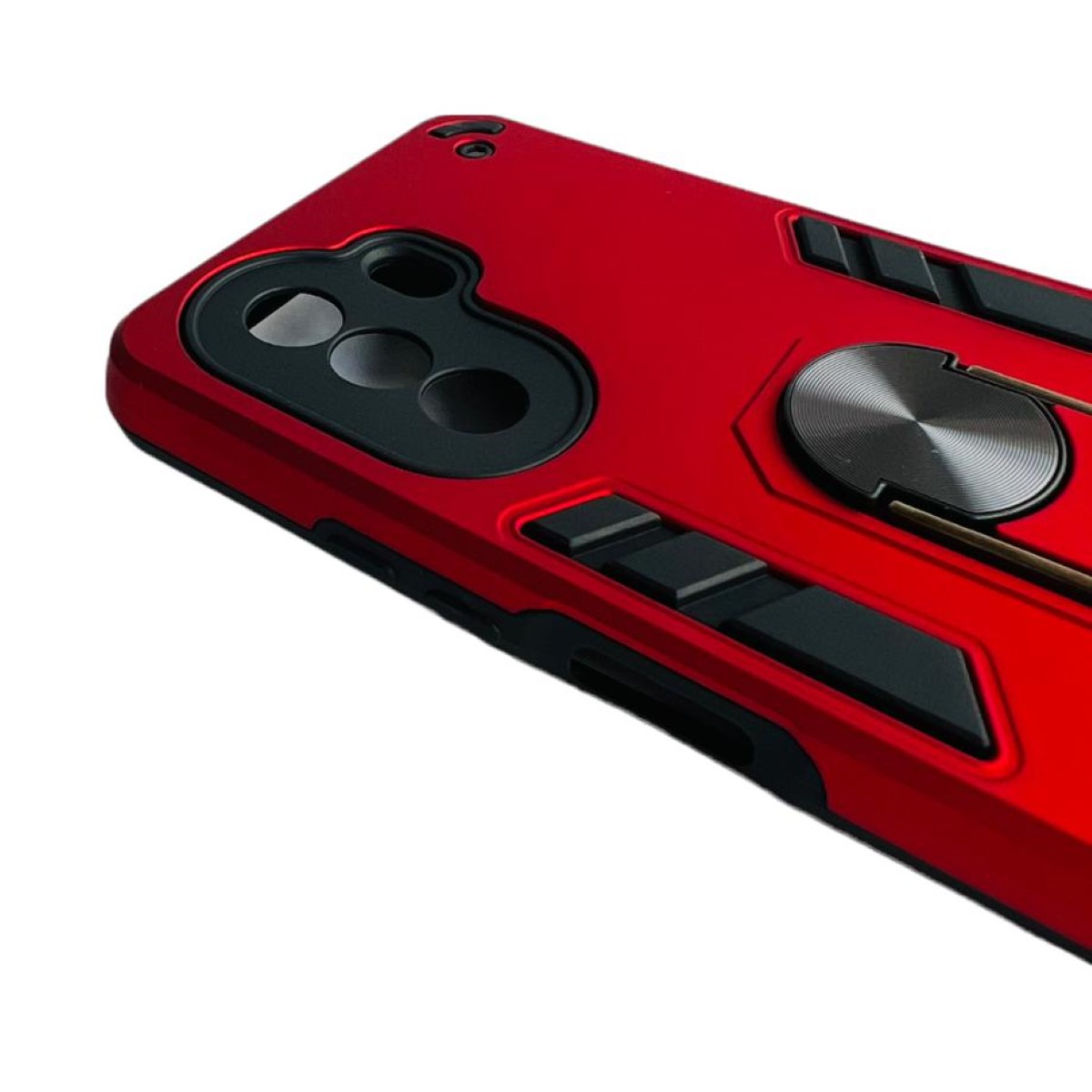 CARCASA HUAWEI NOVA Y70 ANTI GOLPES ANILLO ROJO - 5