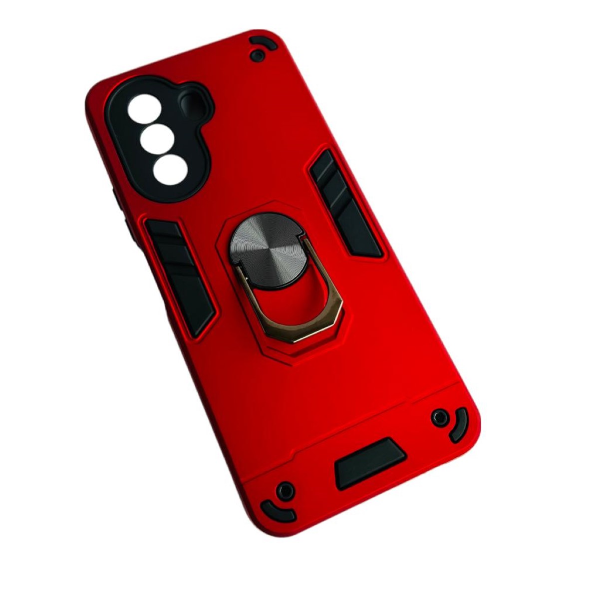 CARCASA HUAWEI NOVA Y70 ANTI GOLPES ANILLO ROJO - 6