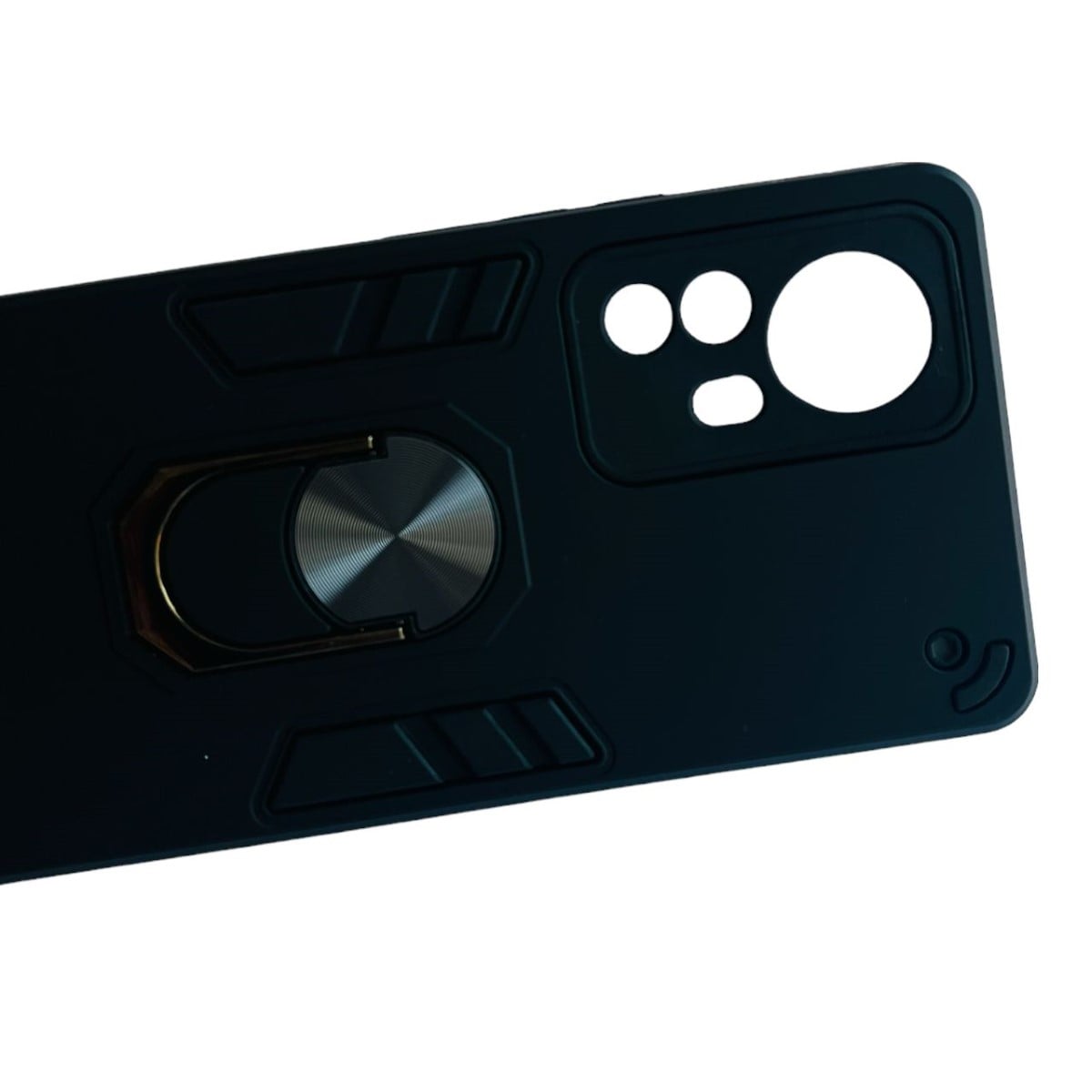 CARCASA XIAOMI MI 12 PRO ANTI GOLPES ANILLO NEGRO - 1