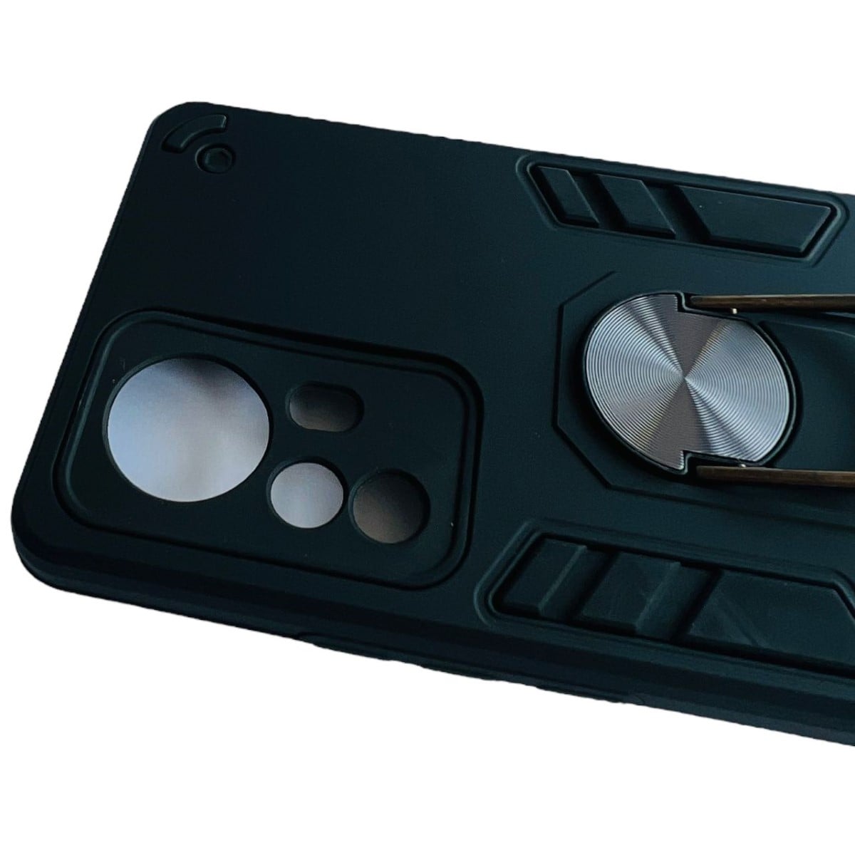 CARCASA XIAOMI MI 12 PRO ANTI GOLPES ANILLO NEGRO - 2