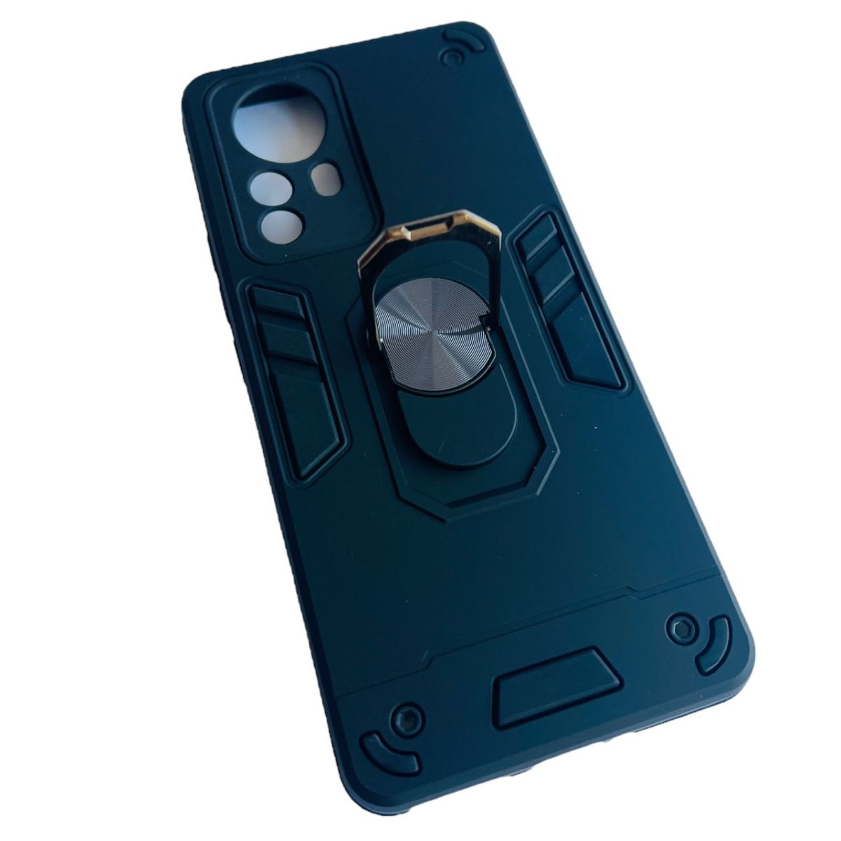 CARCASA XIAOMI MI 12 PRO ANTI GOLPES ANILLO NEGRO - 3