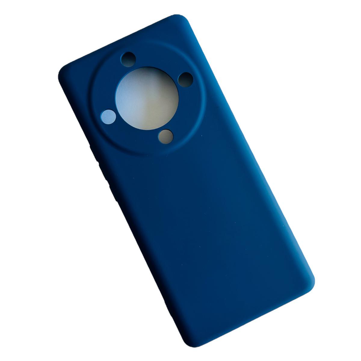 CARCASA FUNDA HONOR MAGIC5 LITE SILICONA AZUL - 1
