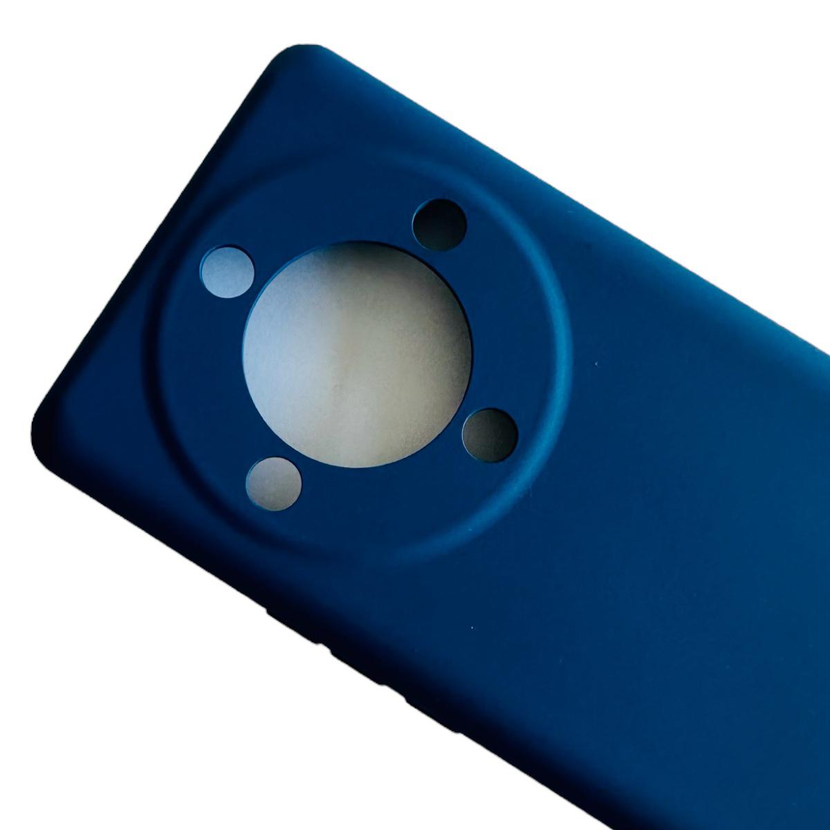 CARCASA FUNDA HONOR MAGIC5 LITE SILICONA AZUL - 2