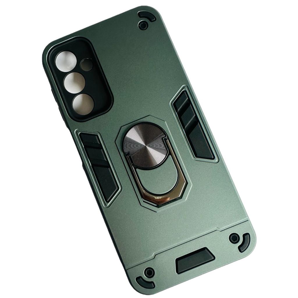 CARCASA SAMSUNG A14 5G ANTI GOLPES ANILLO PLOMO - 1