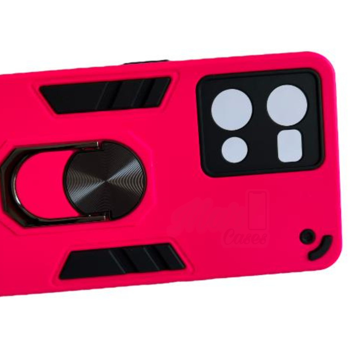 GENÉRICO CARCASA OPPO RENO7 4G ANTI GOLPES ANILLO FUCSIA