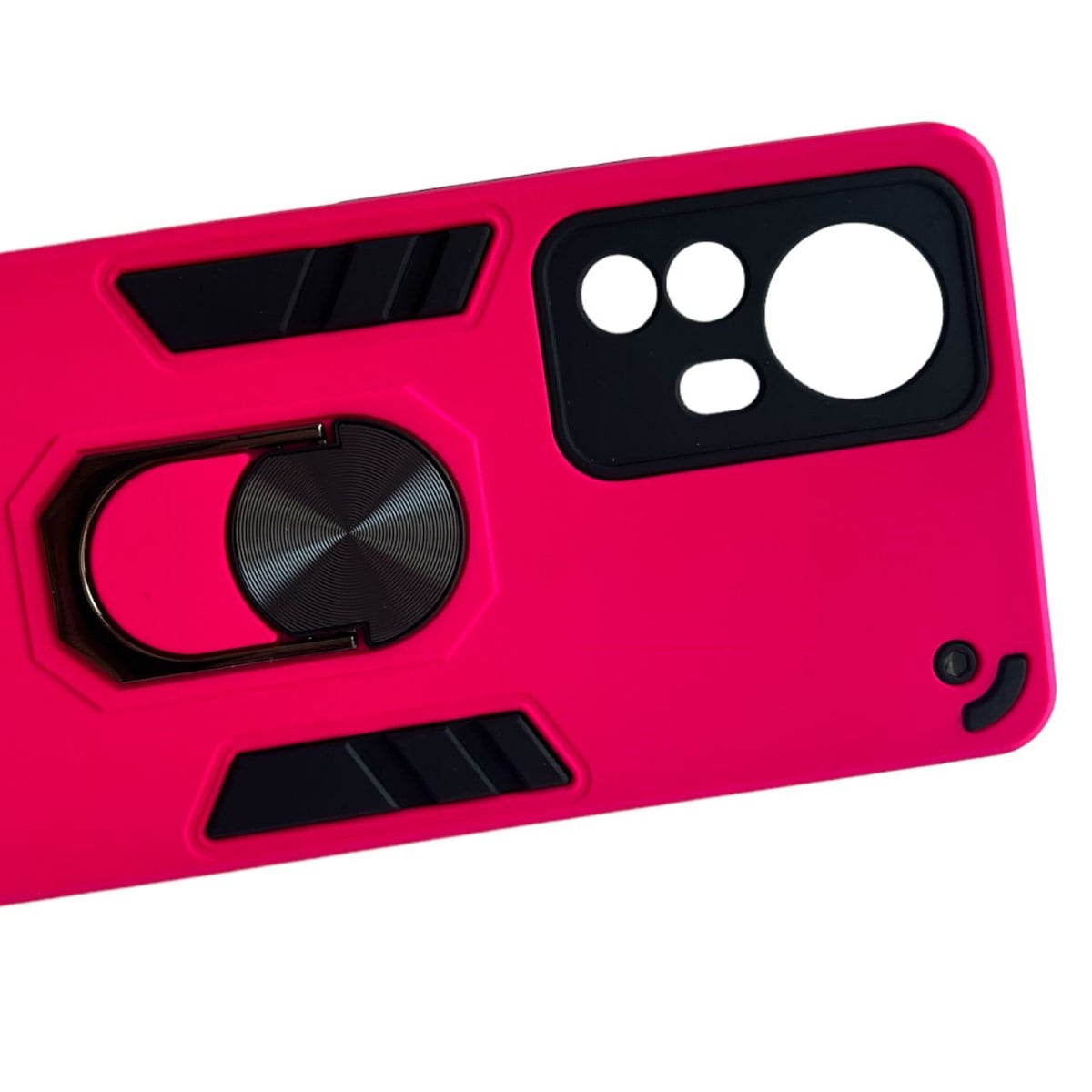 CARCASA XIAOMI MI 12 PRO ANTI GOLPES ANILLO FUCSIA - 1