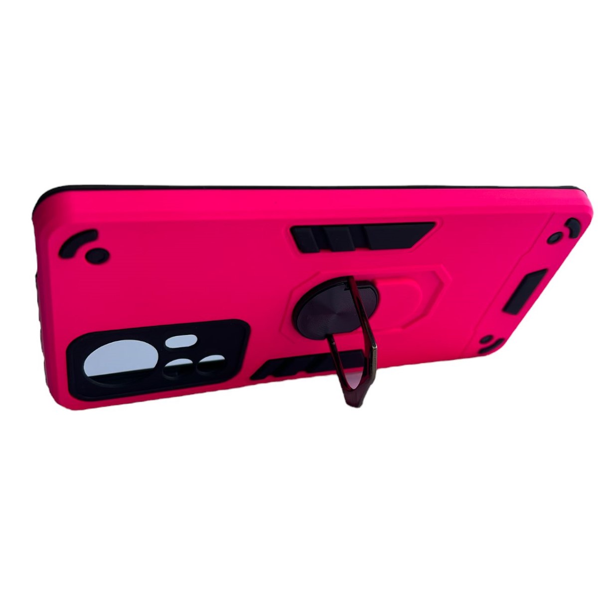 CARCASA XIAOMI MI 12 PRO ANTI GOLPES ANILLO FUCSIA - 4