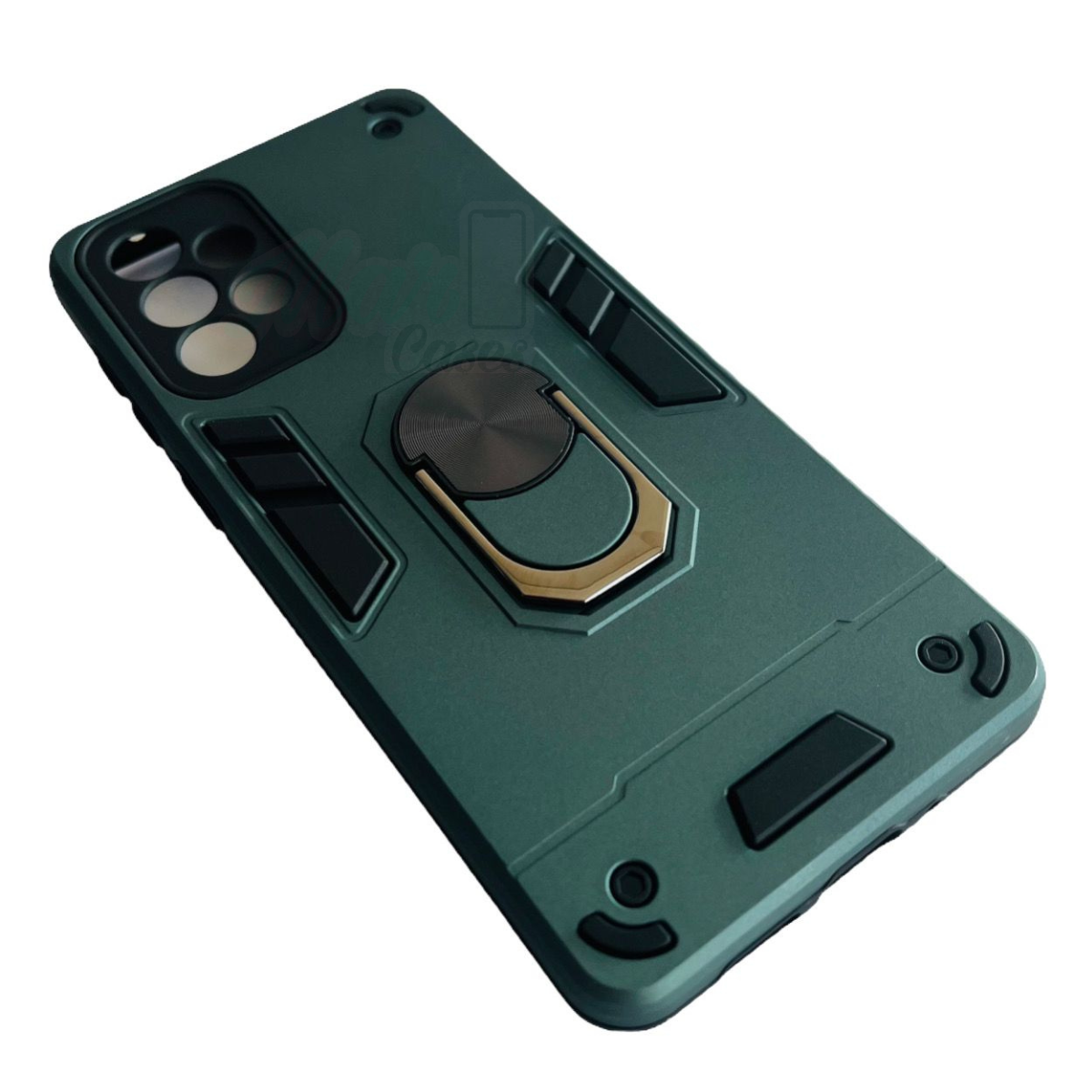 CARCASA SAMSUNG A53 5G ANTI GOLPES ANILLO PLOMO - 2