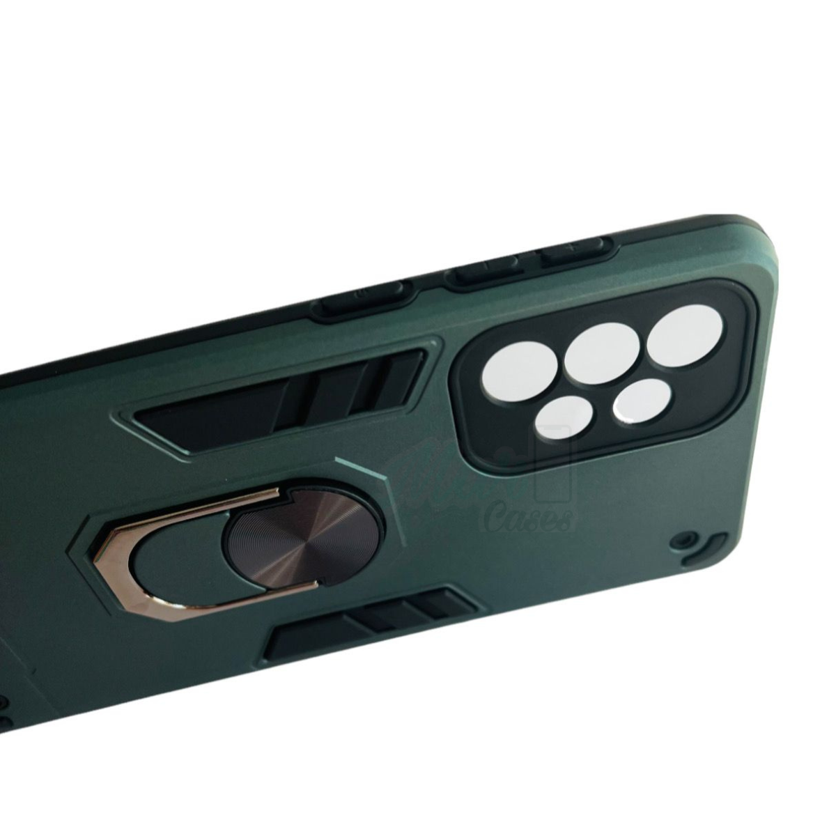 CARCASA SAMSUNG A53 5G ANTI GOLPES ANILLO PLOMO - 4