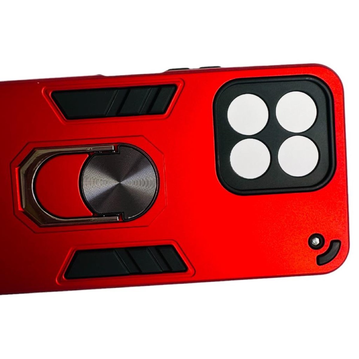 GENÉRICO CARCASA HONOR X6/ X6S ANTI GOLPES ANILLO ROJO