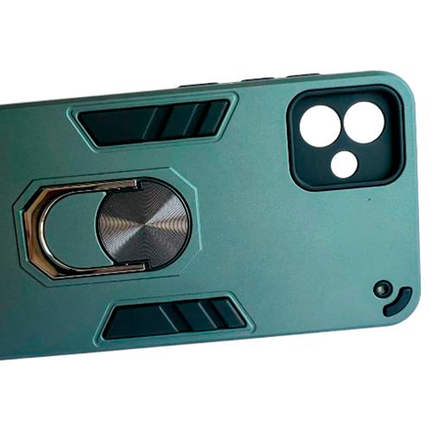 CARCASA SAMSUNG A04 NORMAL ANTI GOLPES ANILLO PLOMO - 1