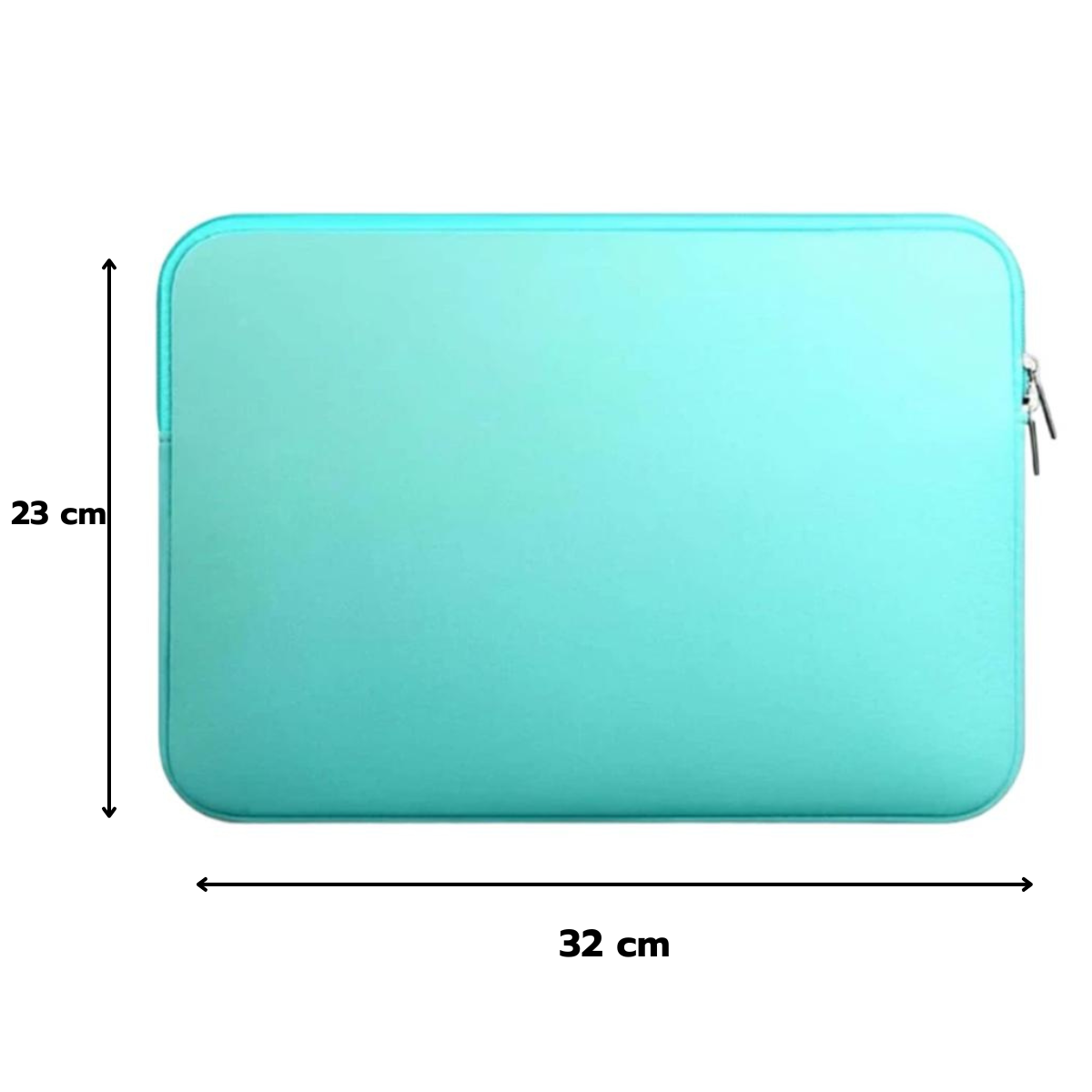 FUNDA BOLSO PARA IPAD TABLET NOTEBOOK LAPTOP 11 PULGADAS TURQUESA - 5