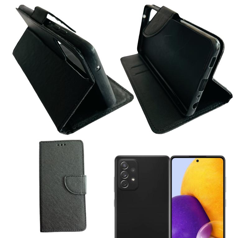CARCASA SAMSUNG A72 FLIP COVER AGENDA + MICA LÁMINA - 2