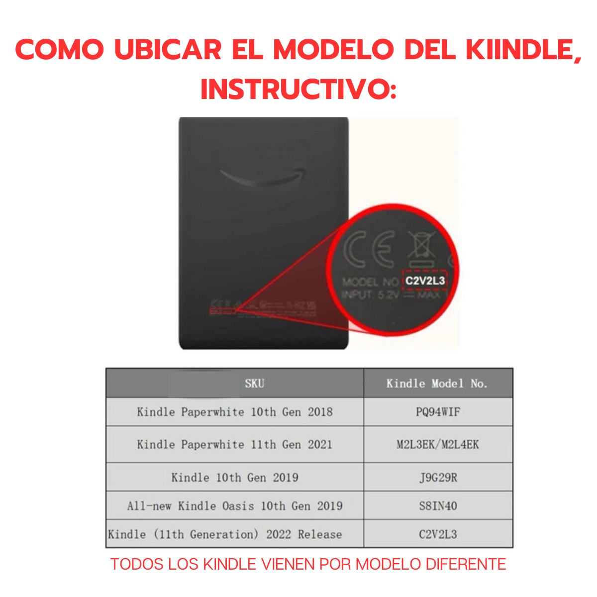 FUNDA PARA KINDLE PAPERWHITE 10TH GENE 2018 PQ94WIF NEGRO - 4