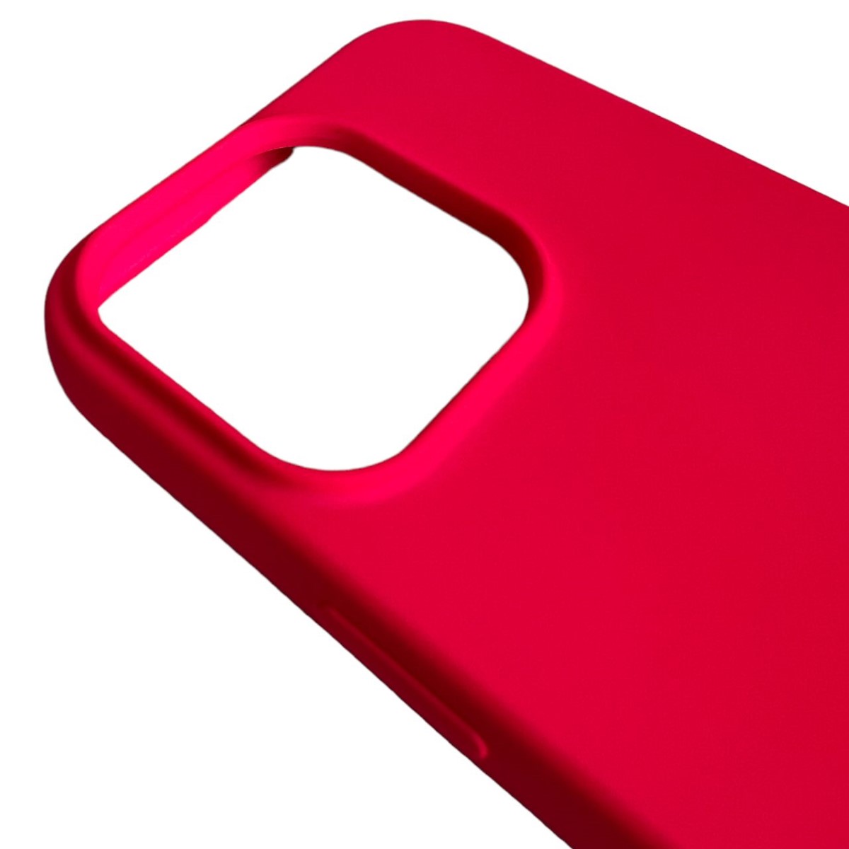 CARCASA FUNDA IPHONE 14 PRO MAX SILICONA ROSA CHICLE - 3