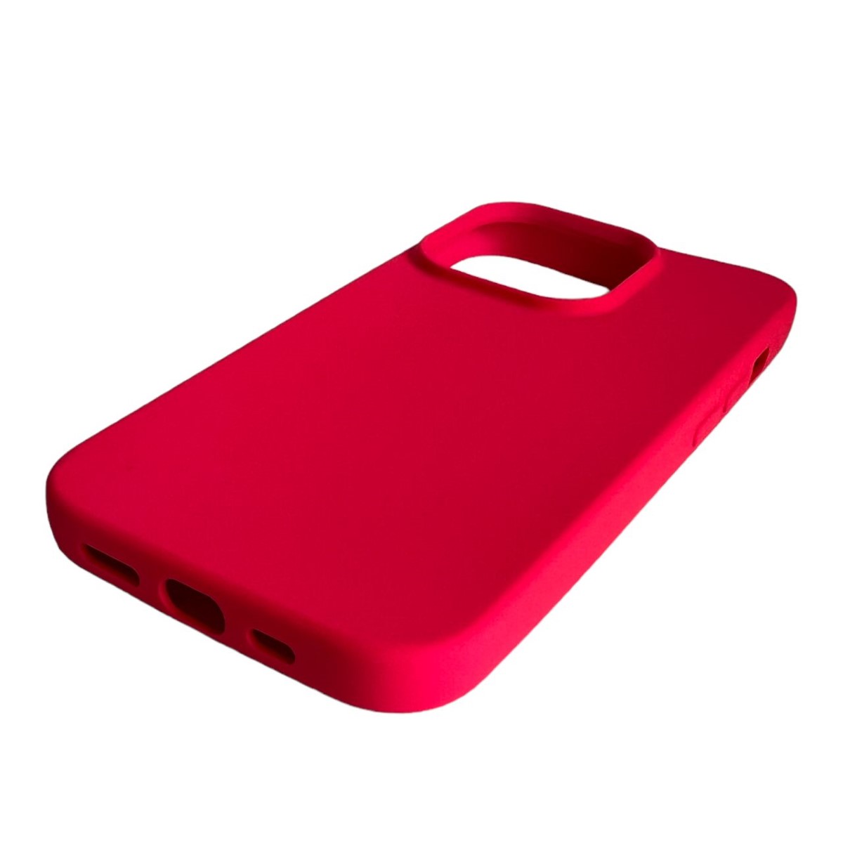 CARCASA FUNDA IPHONE 14 PRO MAX SILICONA ROSA CHICLE - 4