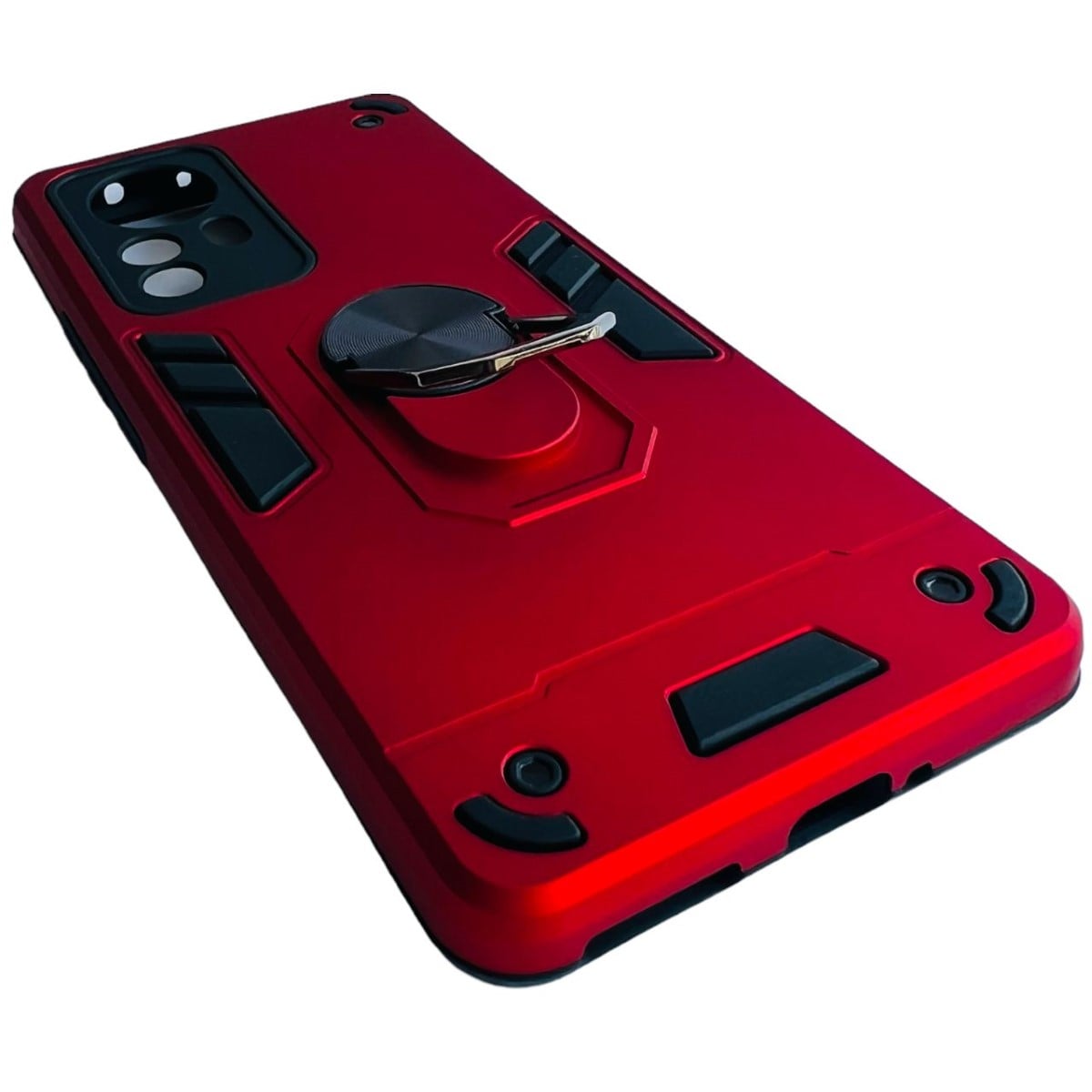 CARCASA XIAOMI MI 12 PRO ANTI GOLPES ANILLO ROJO - 2