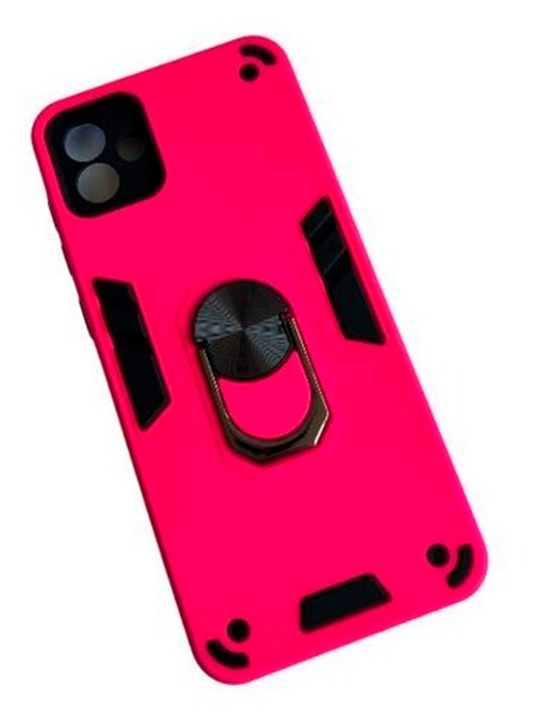 CARCASA SAMSUNG A04 NORMAL ANTI GOLPES ANILLO FUCSIA - 1