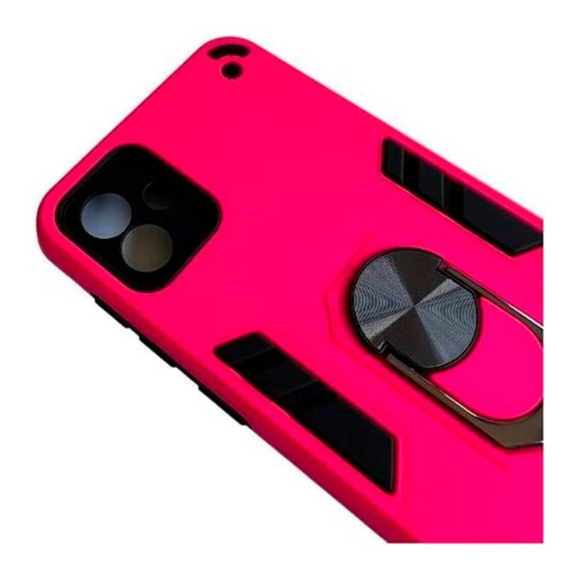 CARCASA SAMSUNG A04 NORMAL ANTI GOLPES ANILLO FUCSIA - 5
