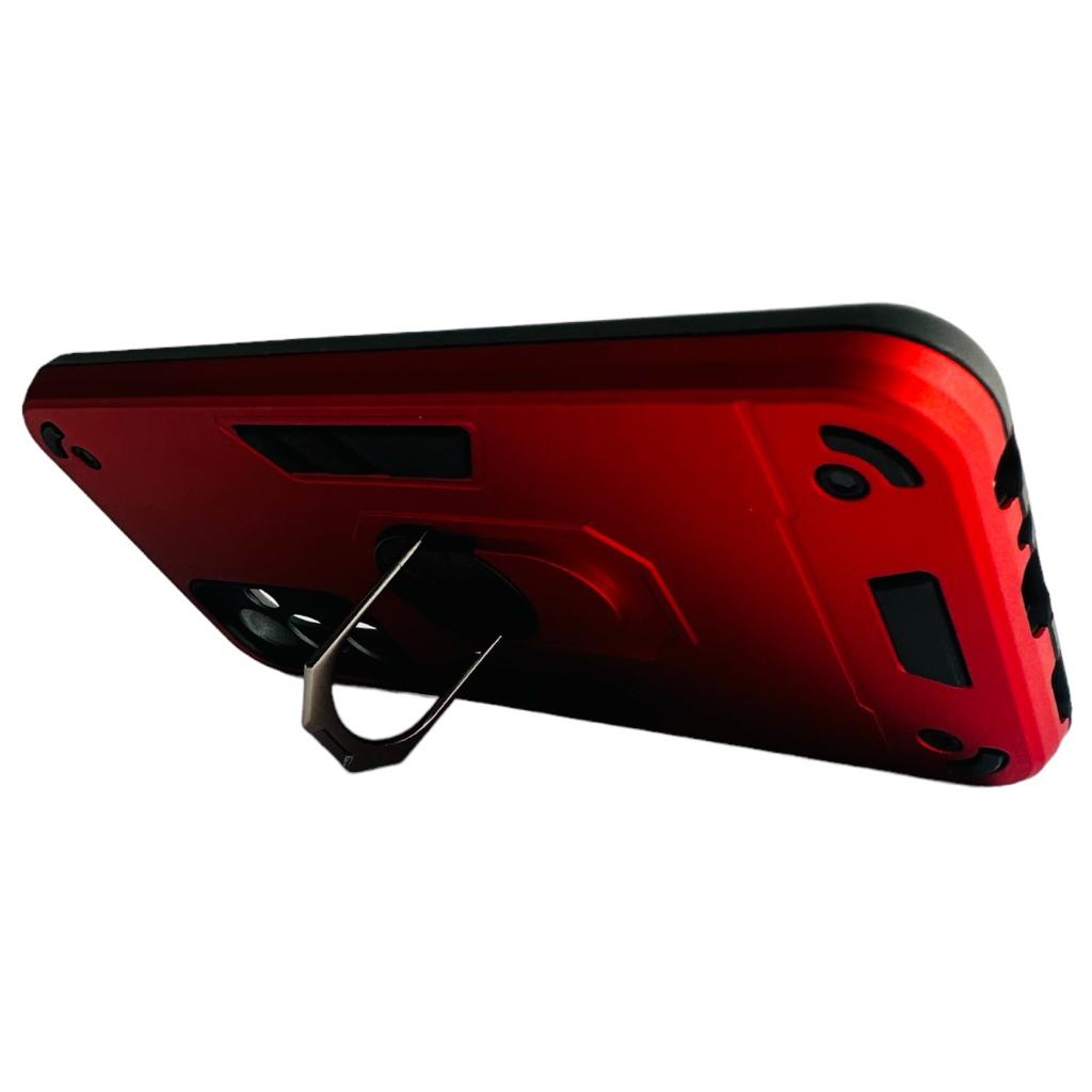 CARCASA SAMSUNG A14 5G ANTI GOLPES ANILLO ROJO - 2