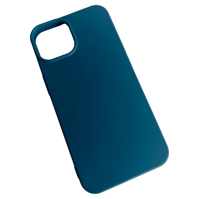 GENÉRICO CARCASA FUNDA PARA IPHONE 14 NORMAL SILICONA AZUL